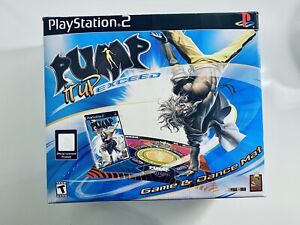 PS2: PUMP IT UP EXCEED INCLUDES DANCE PAD (USED) (IN BOX)